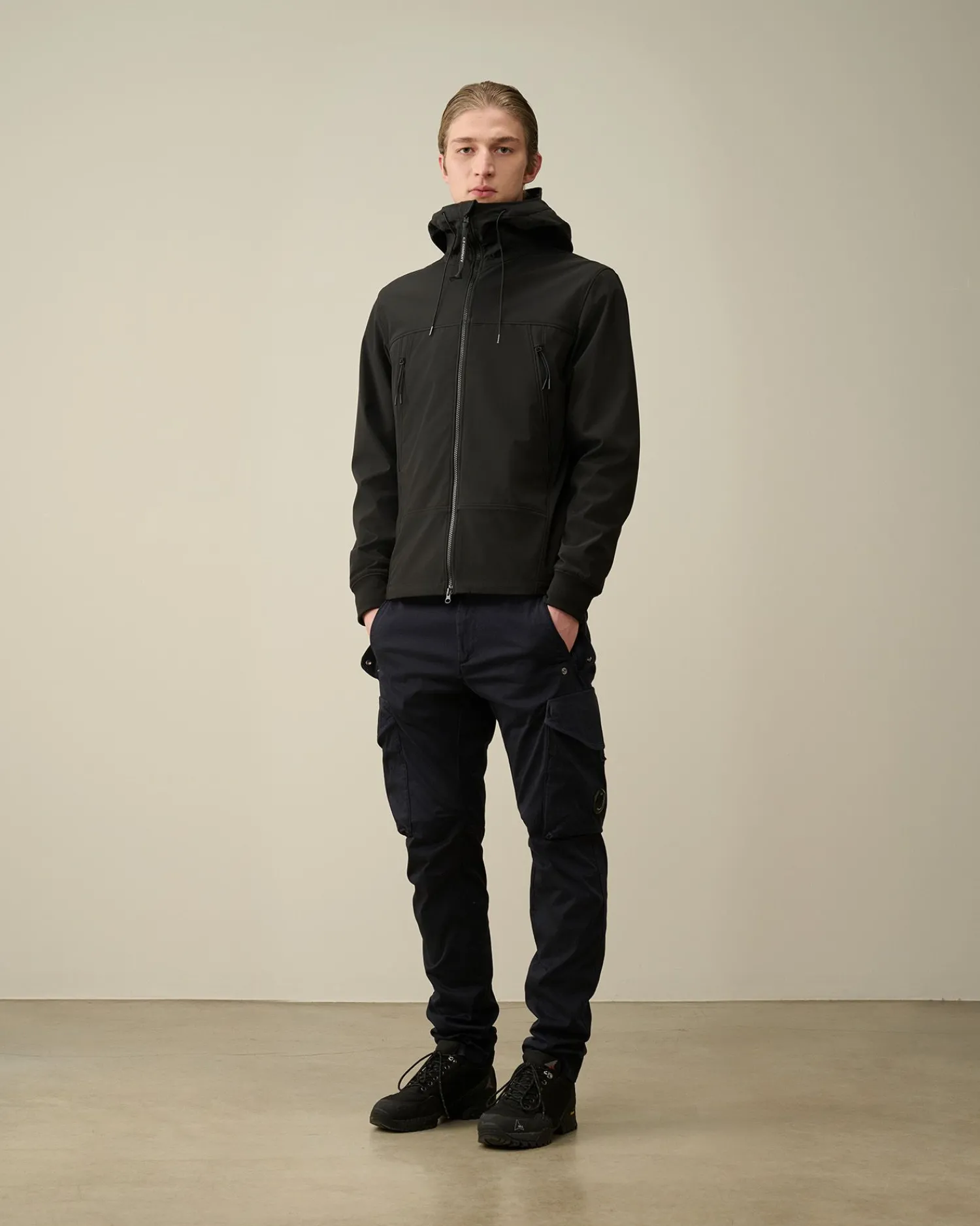 Flash Sale C.P. Company 50 Fili Gum Mixed Explorer-Jakke Stovregn Gra