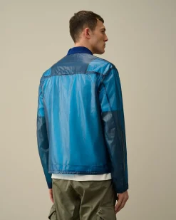 Fashion C.P. Company 50 Fili Gum Mixed Explorer-Jakke Agave Gron