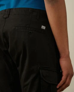 Fashion C.P. Company 50 Fili Lose Bukser Mood Indigo-Blue