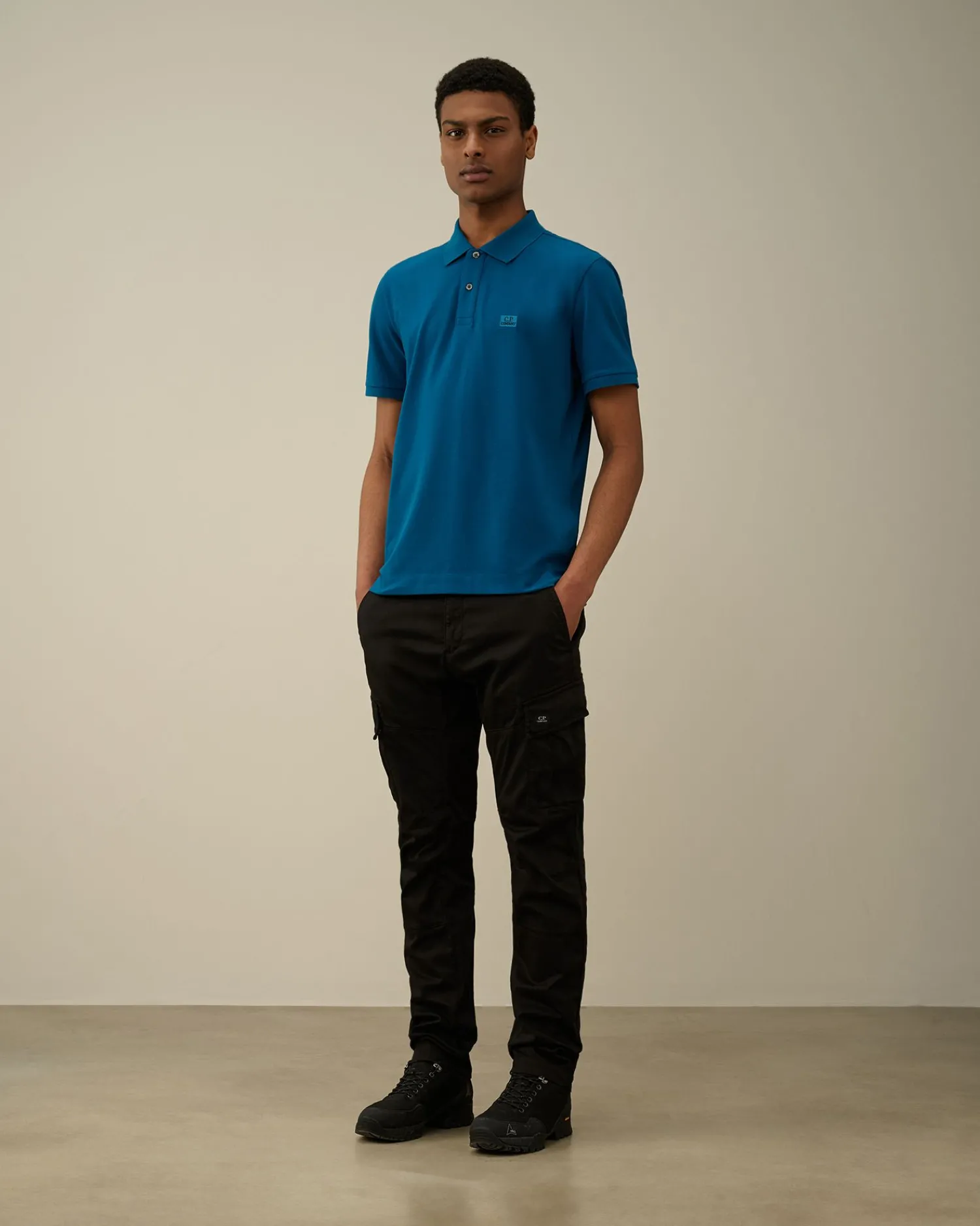 Fashion C.P. Company 50 Fili Lose Bukser Mood Indigo-Blue