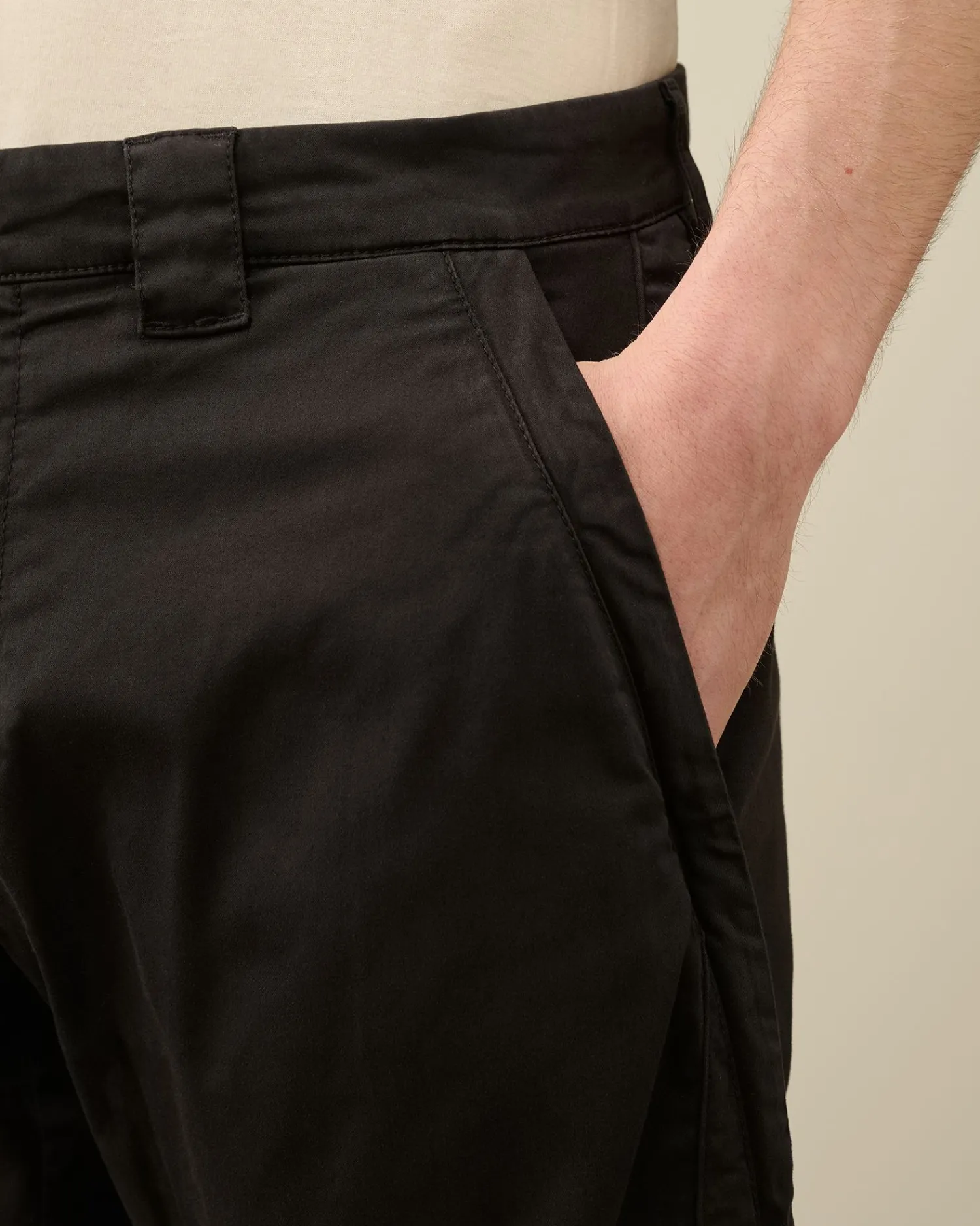 New C.P. Company 50 Fili Stretch Ergonomic Cargo Bukser Total Eclipse-Blue