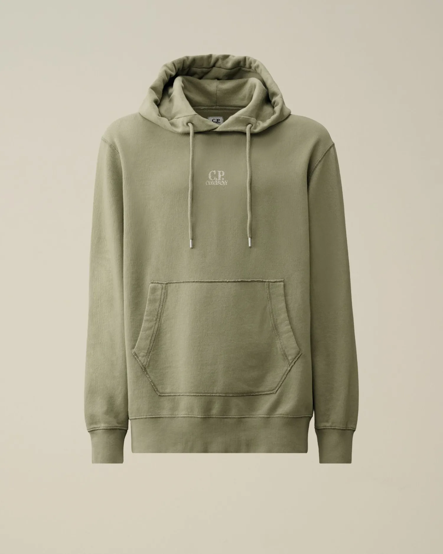 Sale C.P. Company 30/1 Fleece Artisanal Haettetroje Agave Gron