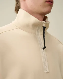 Online C.P. Company 30/1 Fleece Artisanal Haettetroje Stovregn Gra