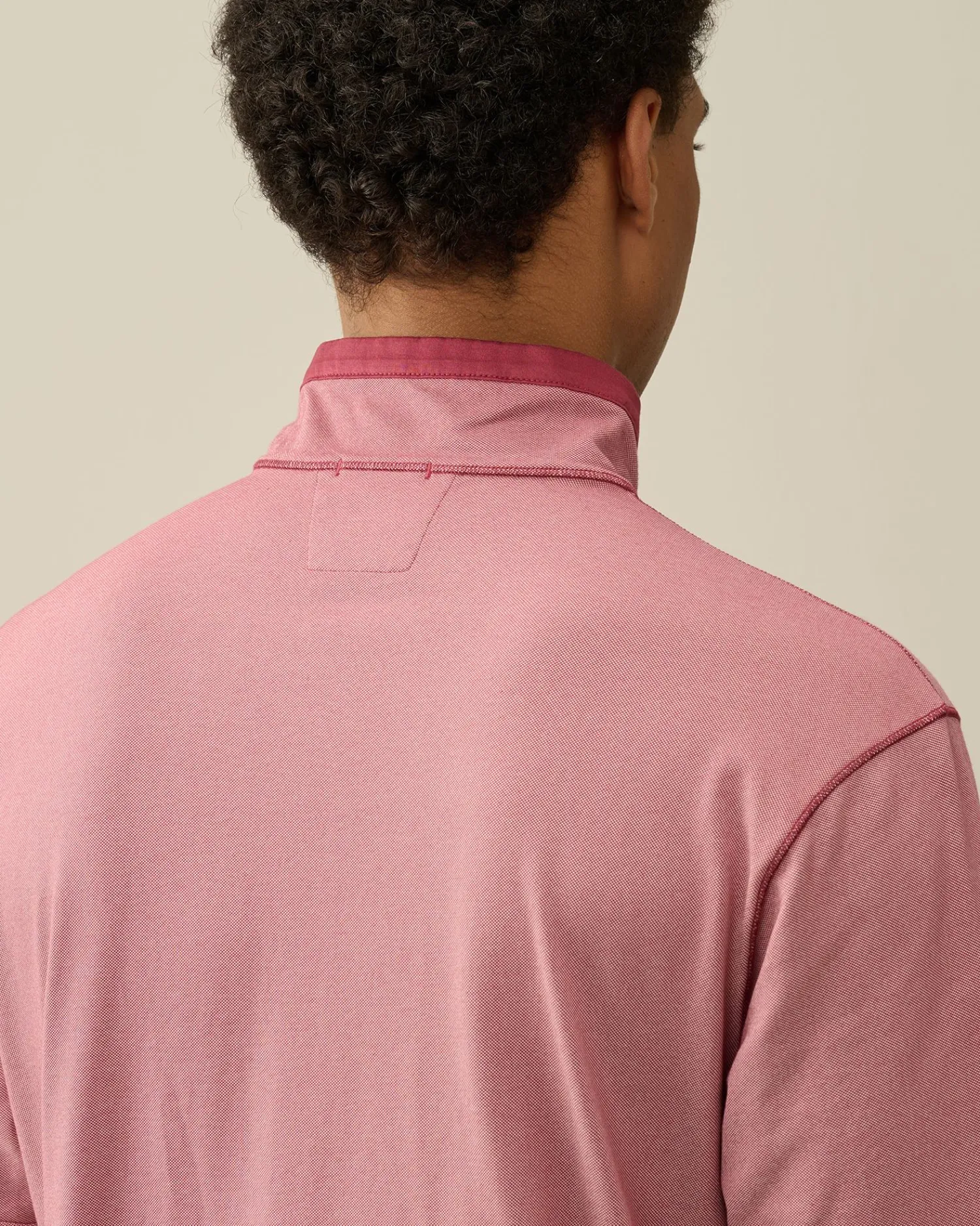 Fashion C.P. Company 30/1 Jersey Afslappet Grafisk T-Shirt Rod Knop