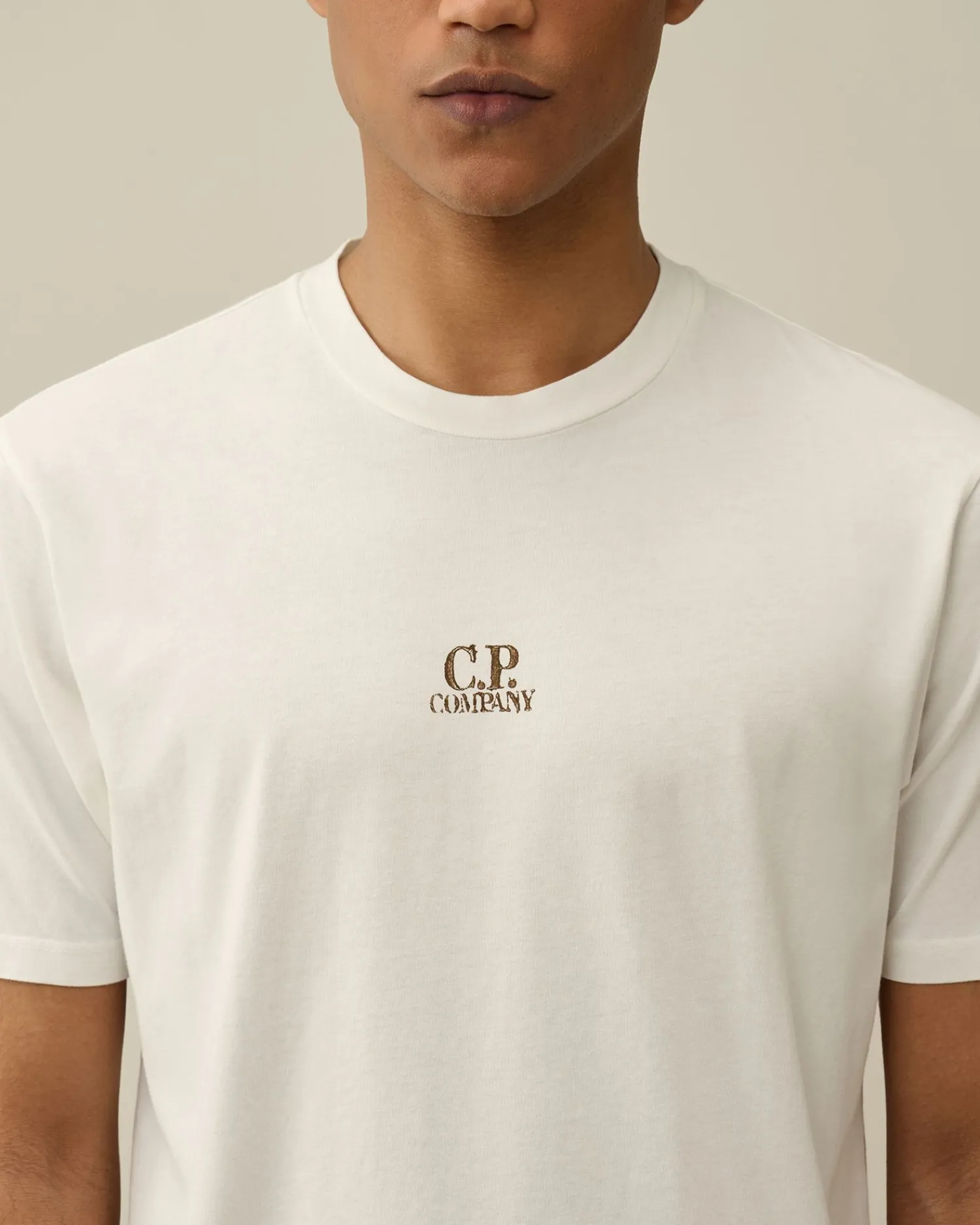 Best C.P. Company 24/1 Jersey Artisanal British Sailor T-Shirt Agave Gron