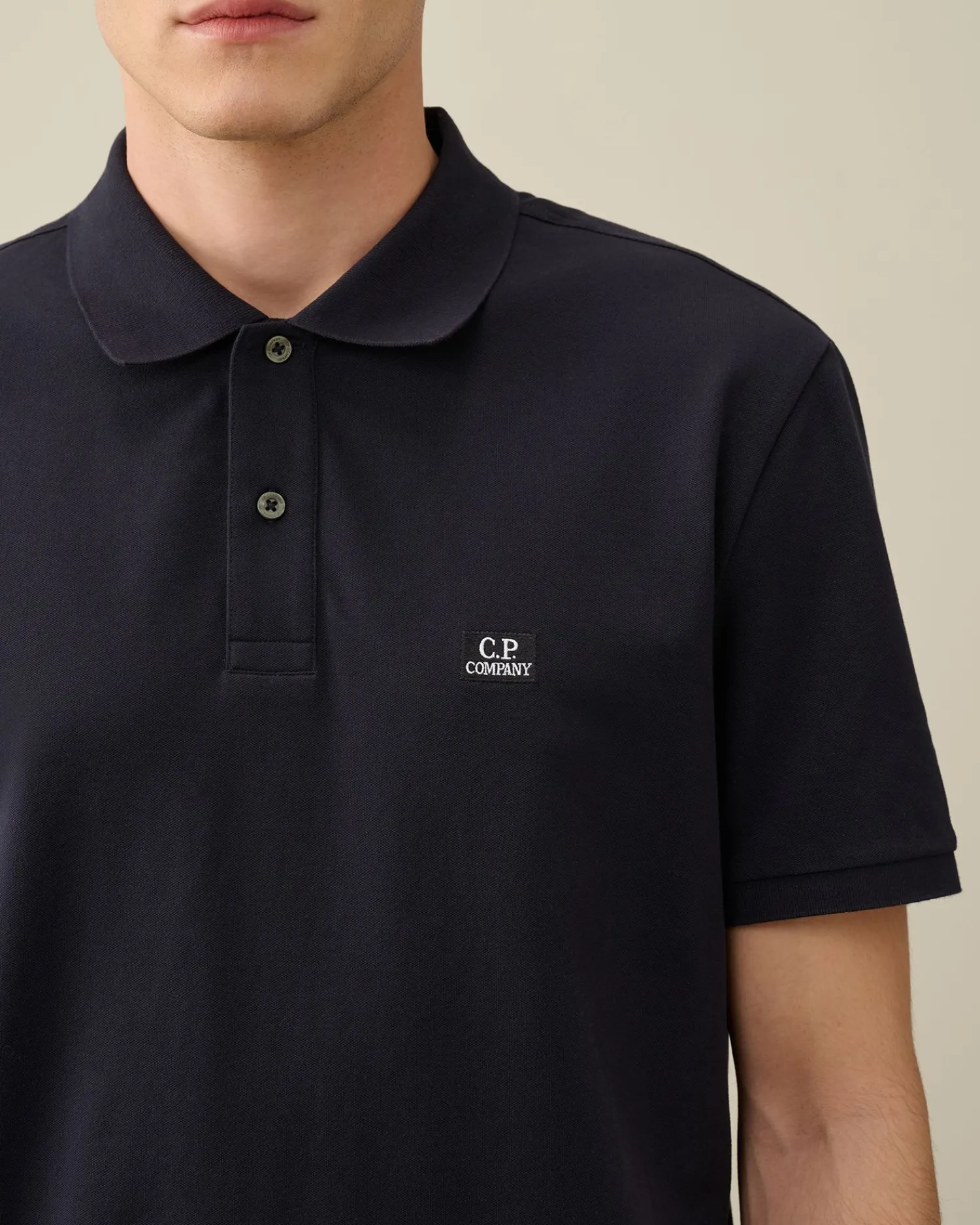 New C.P. Company 24/1 Jersey Artisanal Card T-Shirt Agave Gron