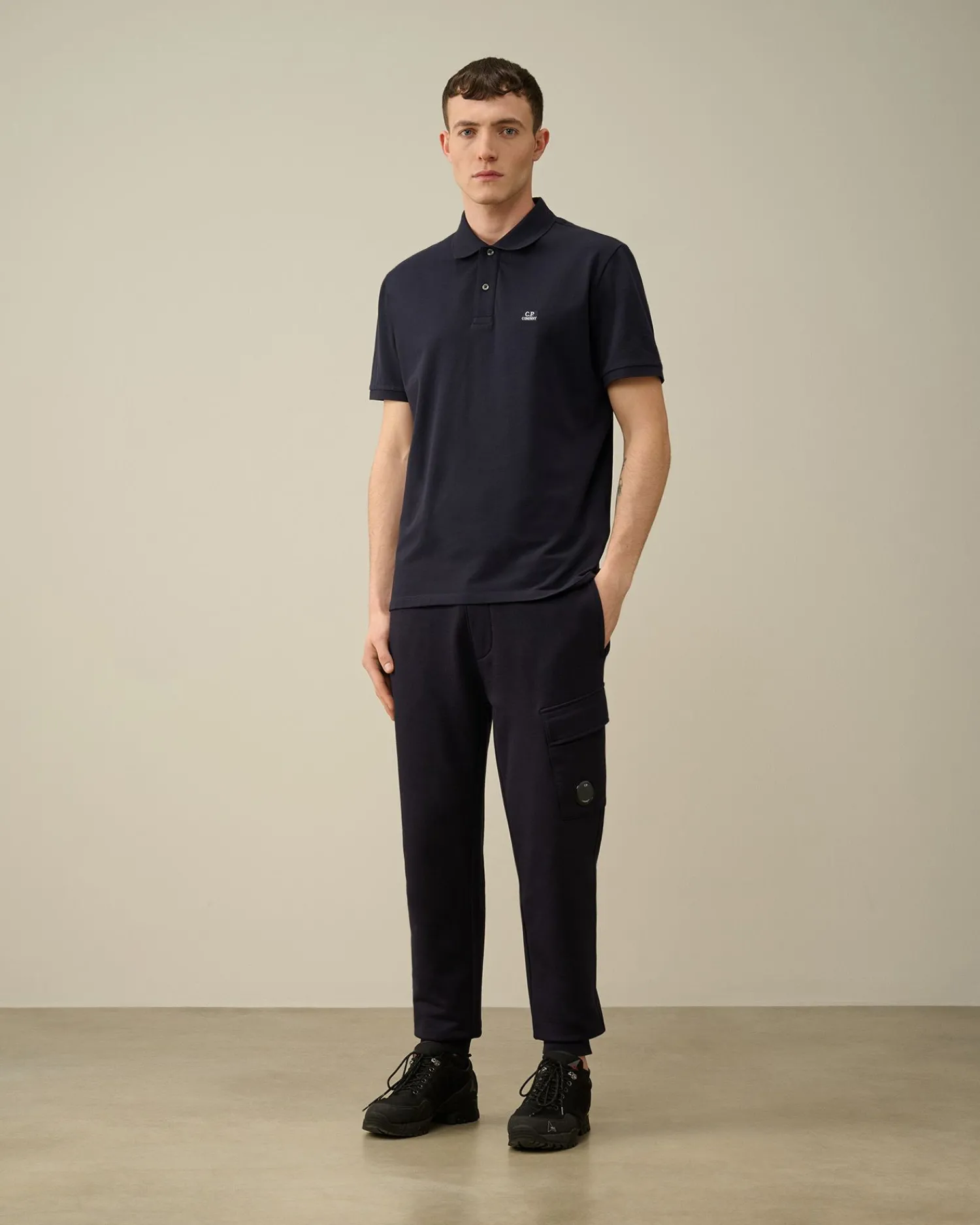 New C.P. Company 24/1 Jersey Artisanal Card T-Shirt Agave Gron