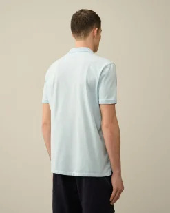 Sale C.P. Company 20/1 Jersey Boxy Logo T-Shirt Gaze Hvid