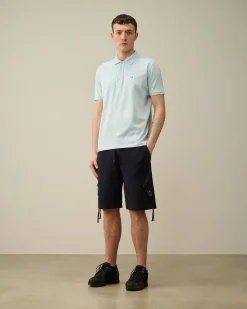 Sale C.P. Company 20/1 Jersey Boxy Logo T-Shirt Gaze Hvid