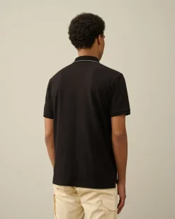 Fashion C.P. Company 20/1 Jersey Boxy Logo T-Shirt Pistacie Shell-Beige