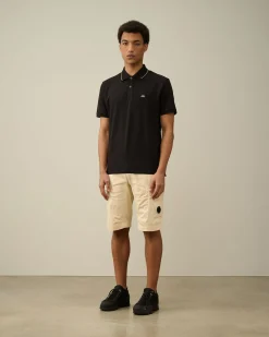 Fashion C.P. Company 20/1 Jersey Boxy Logo T-Shirt Pistacie Shell-Beige