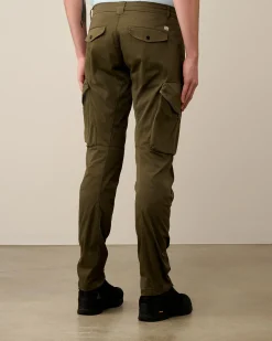Shop C.P. Company 20/1 Jersey Boxy Polo Shirt Pistacie Shell-Beige