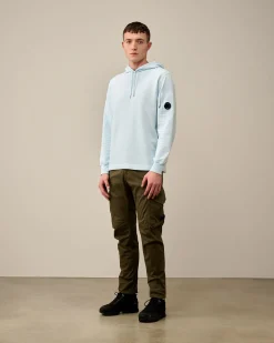 Shop C.P. Company 20/1 Jersey Boxy Polo Shirt Pistacie Shell-Beige