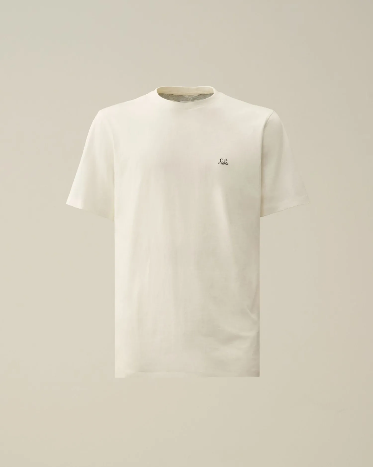 Shop C.P. Company 24/1 Jersey Facili-Tees Grafisk T-Shirt Gaze Hvid