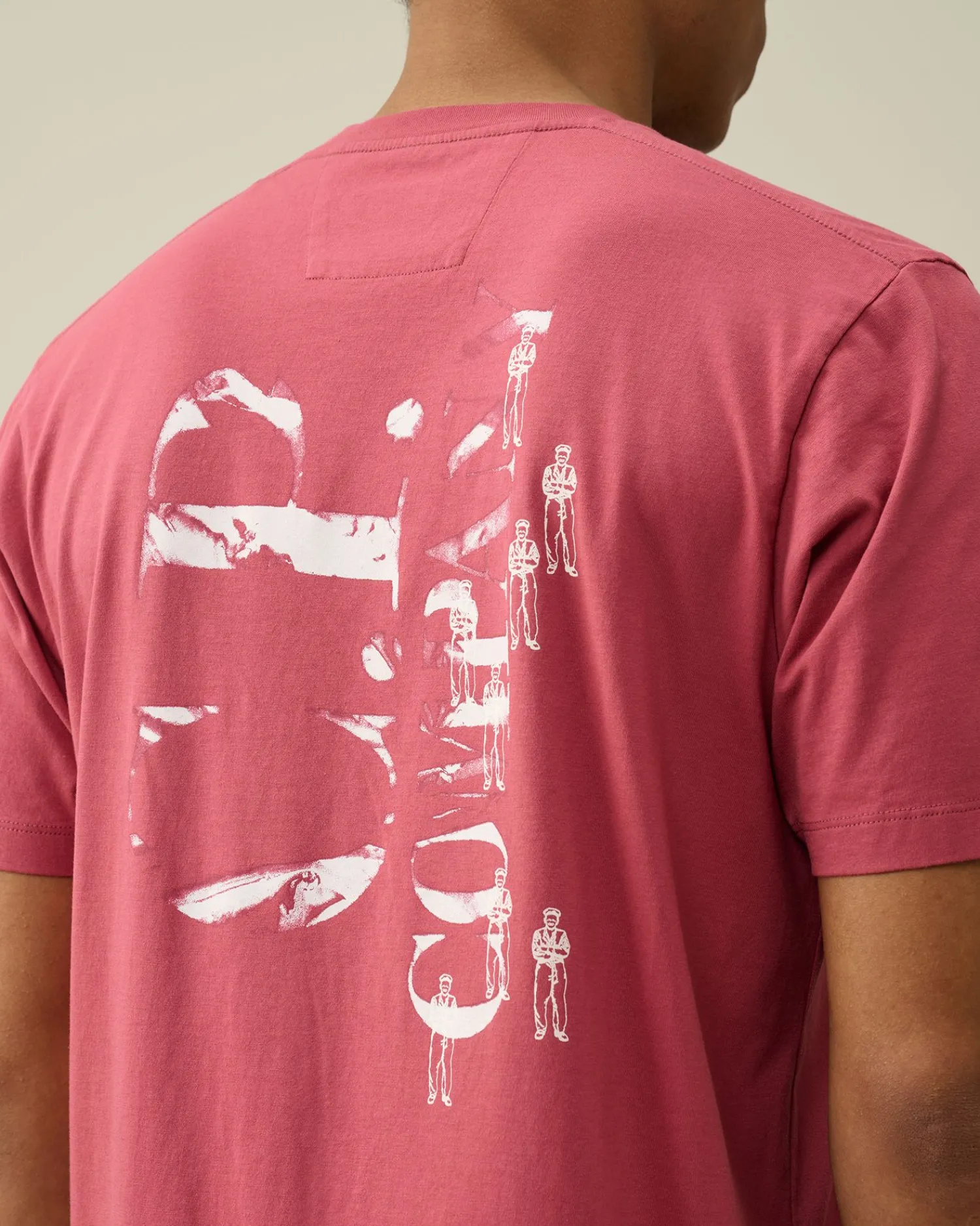 Flash Sale C.P. Company 30/1 Jersey Goggle T-Shirt Stovregn Gra