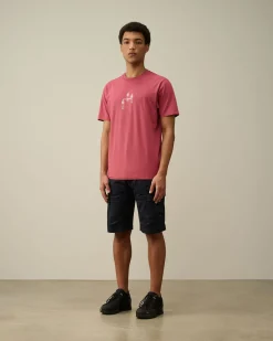 Flash Sale C.P. Company 30/1 Jersey Goggle T-Shirt Stovregn Gra