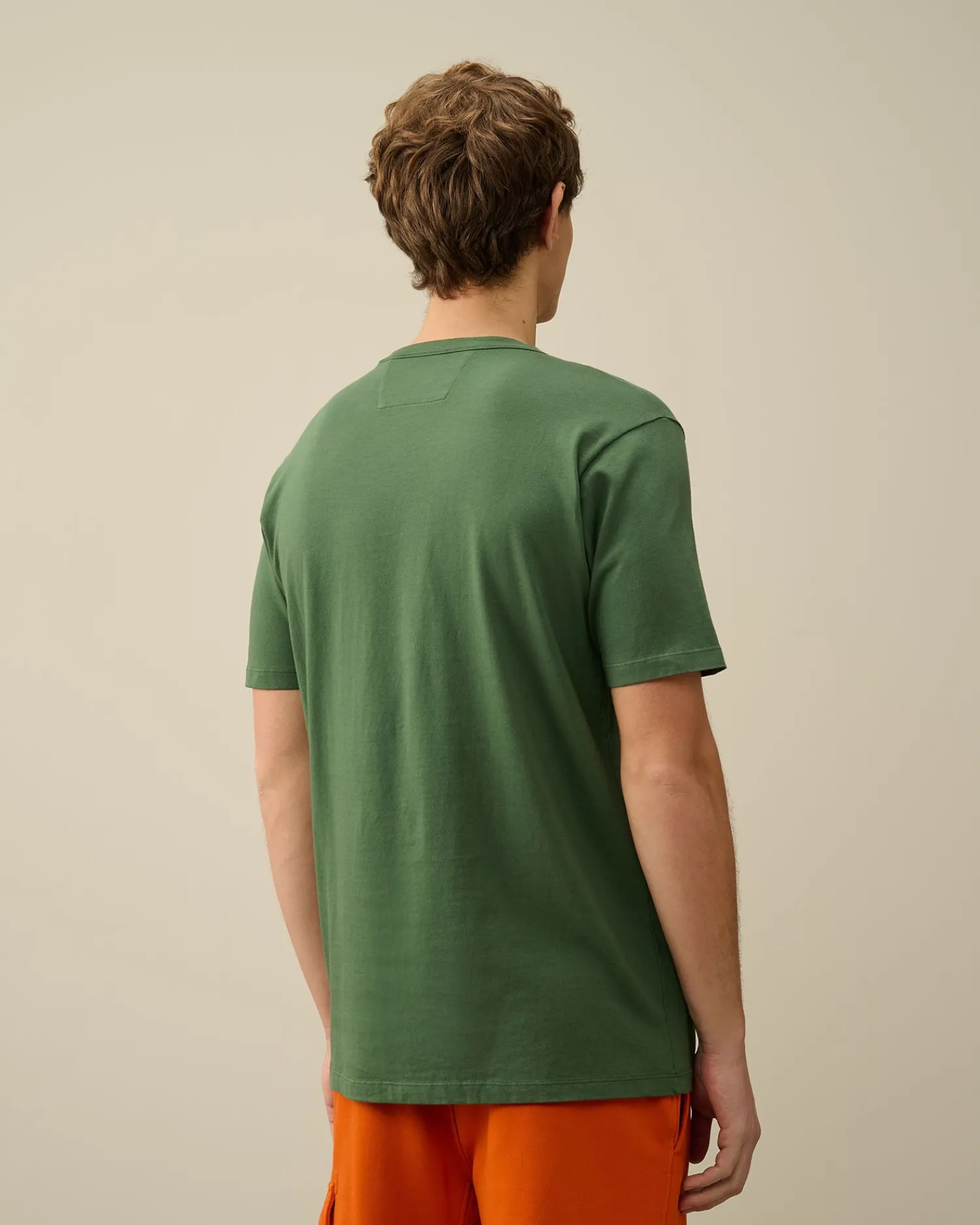 Hot C.P. Company 30/1 Jersey Grafisk T-Shirt Blaek Bla