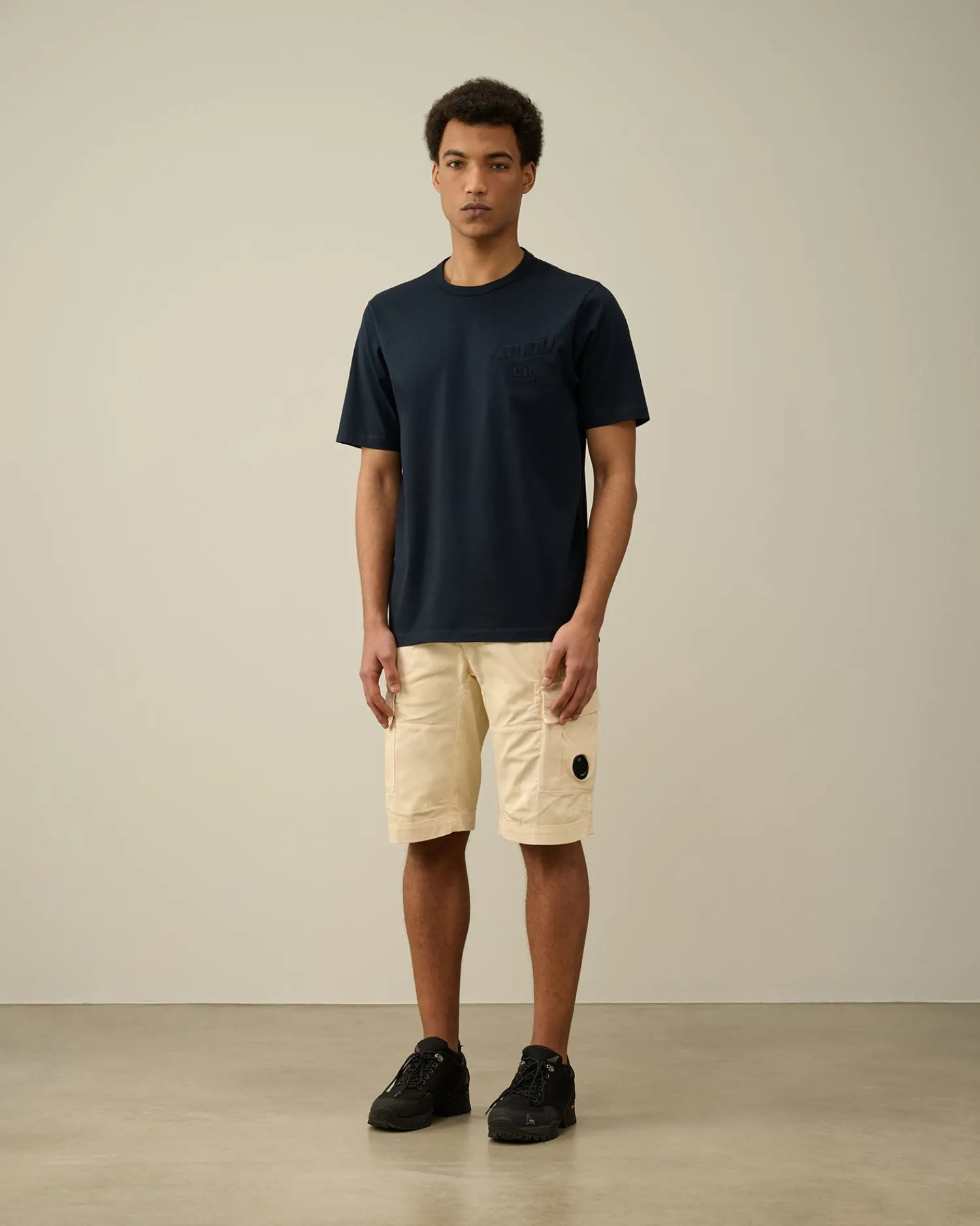 Best Sale C.P. Company 30/1 Jersey Grafisk T-Shirt Rod Knop