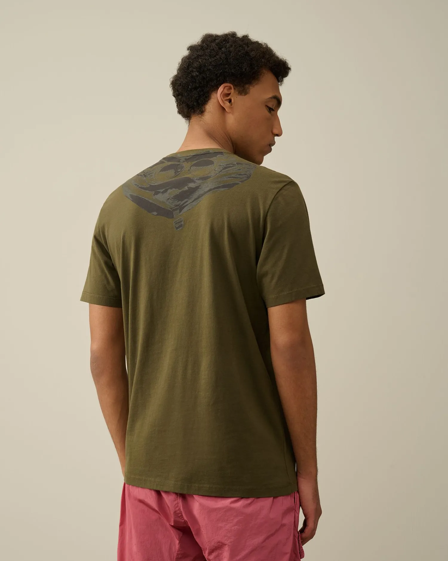 Shop C.P. Company 30/1 Jersey Grafisk T-Shirt Green Bay