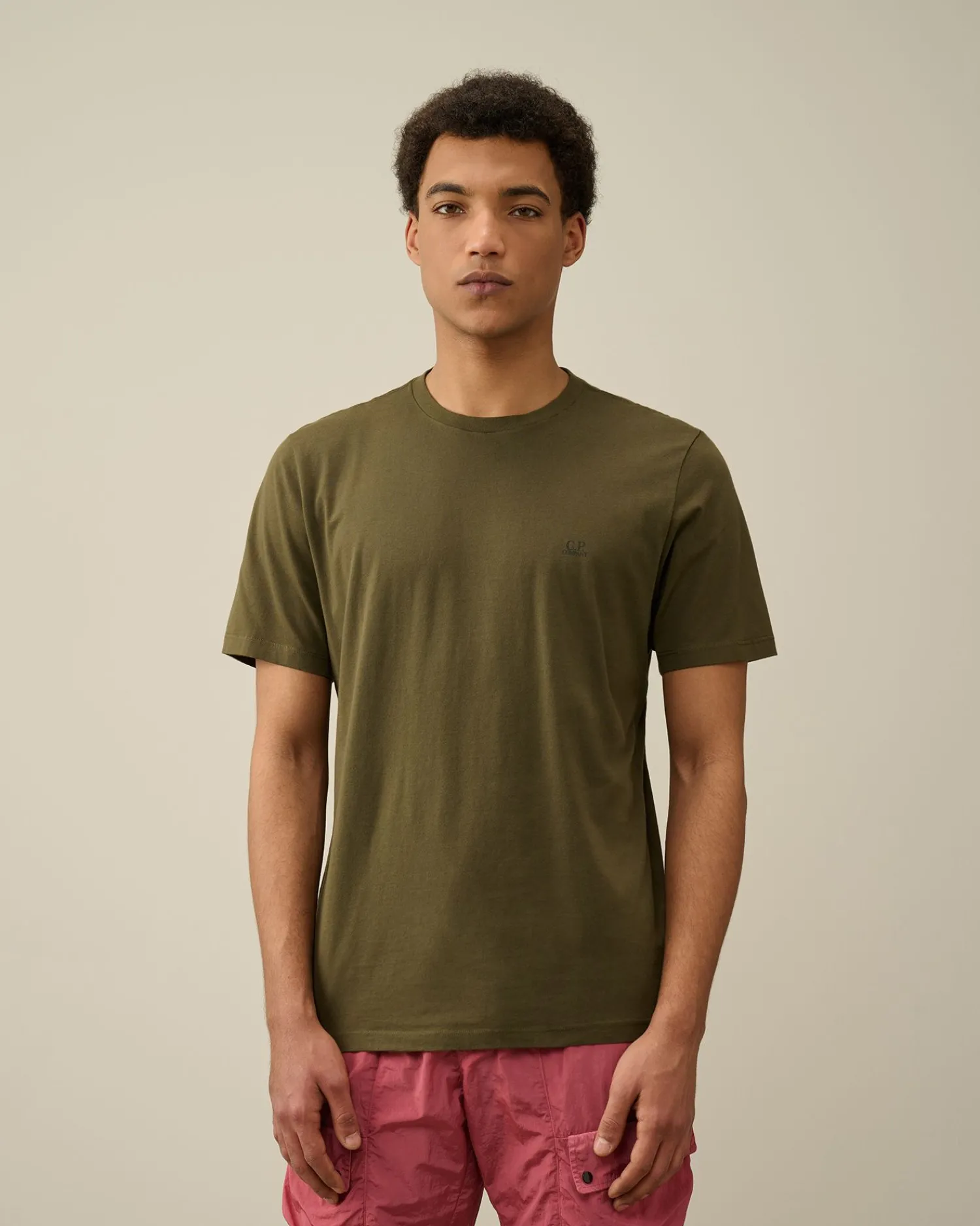 Shop C.P. Company 30/1 Jersey Grafisk T-Shirt Green Bay