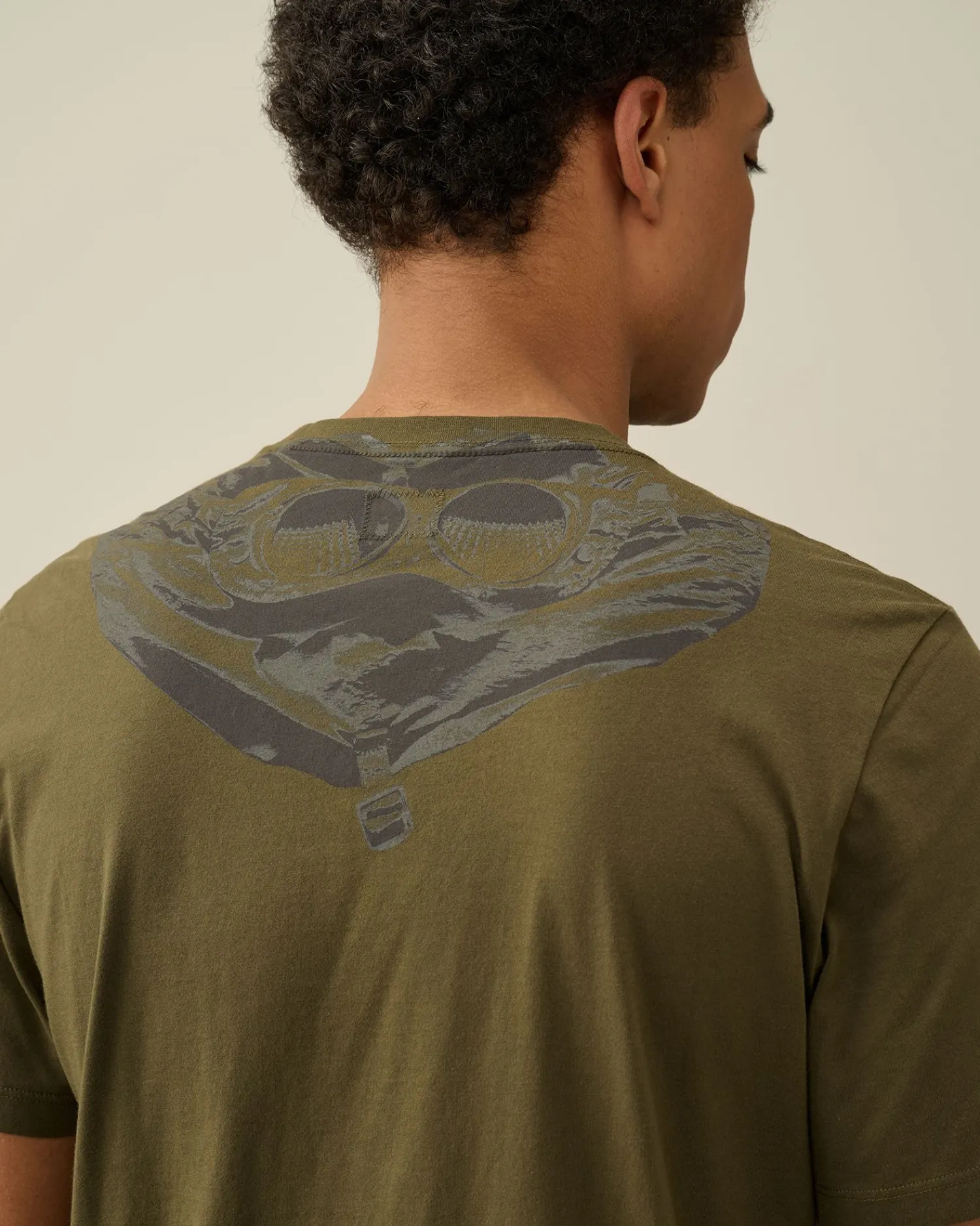 Shop C.P. Company 30/1 Jersey Grafisk T-Shirt Green Bay