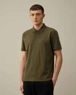 Best Sale C.P. Company 30/1 Jersey Logo T-Shirt Rod Knop