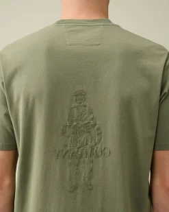 Hot C.P. Company 1020 Jersey Pocket Polo Shirt Green Bay