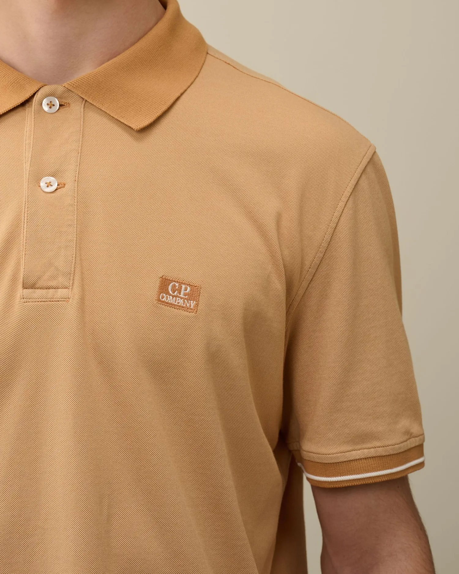 Store C.P. Company 20/1 Jersey Pocket T-Shirt Pistacie Shell-Beige