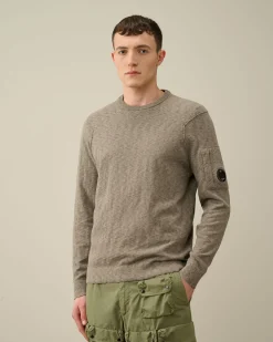 Shop C.P. Company 30/1 Jersey Relaxed Logo T-Shirt Sort