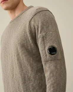 Shop C.P. Company 30/1 Jersey Relaxed Logo T-Shirt Sort