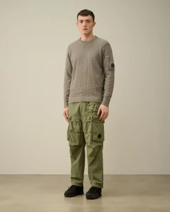Shop C.P. Company 30/1 Jersey Relaxed Logo T-Shirt Sort