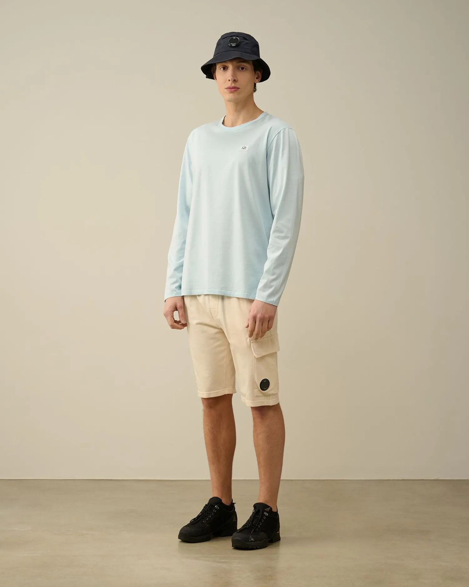 Sale C.P. Company 24/1 Jersey Resist Dyed Pocket T-Shirt Hvid Paere