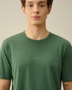Clearance C.P. Company 70/2 Mercerized Jersey Langaermet T-Shirt Stjernelys Bla
