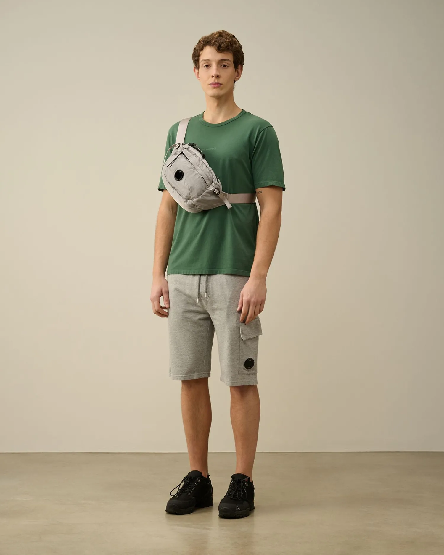 Clearance C.P. Company 70/2 Mercerized Jersey Langaermet T-Shirt Stjernelys Bla