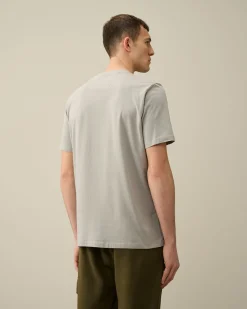 Shop C.P. Company 70/2 Mercerized Jersey Logo T-Shirt Stjernelys Bla