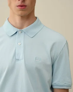 Cheap C.P. Company 70/2 Mercerized Jersey Polo Shirt Andegron