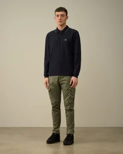Clearance C.P. Company 70/2 Mercerized Jersey T-Shirt Himmelsk Pink