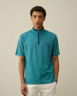 Outlet C.P. Company 30/2 Mercerized Jersey Twisted Pocket T-Shirt Blaek Bla