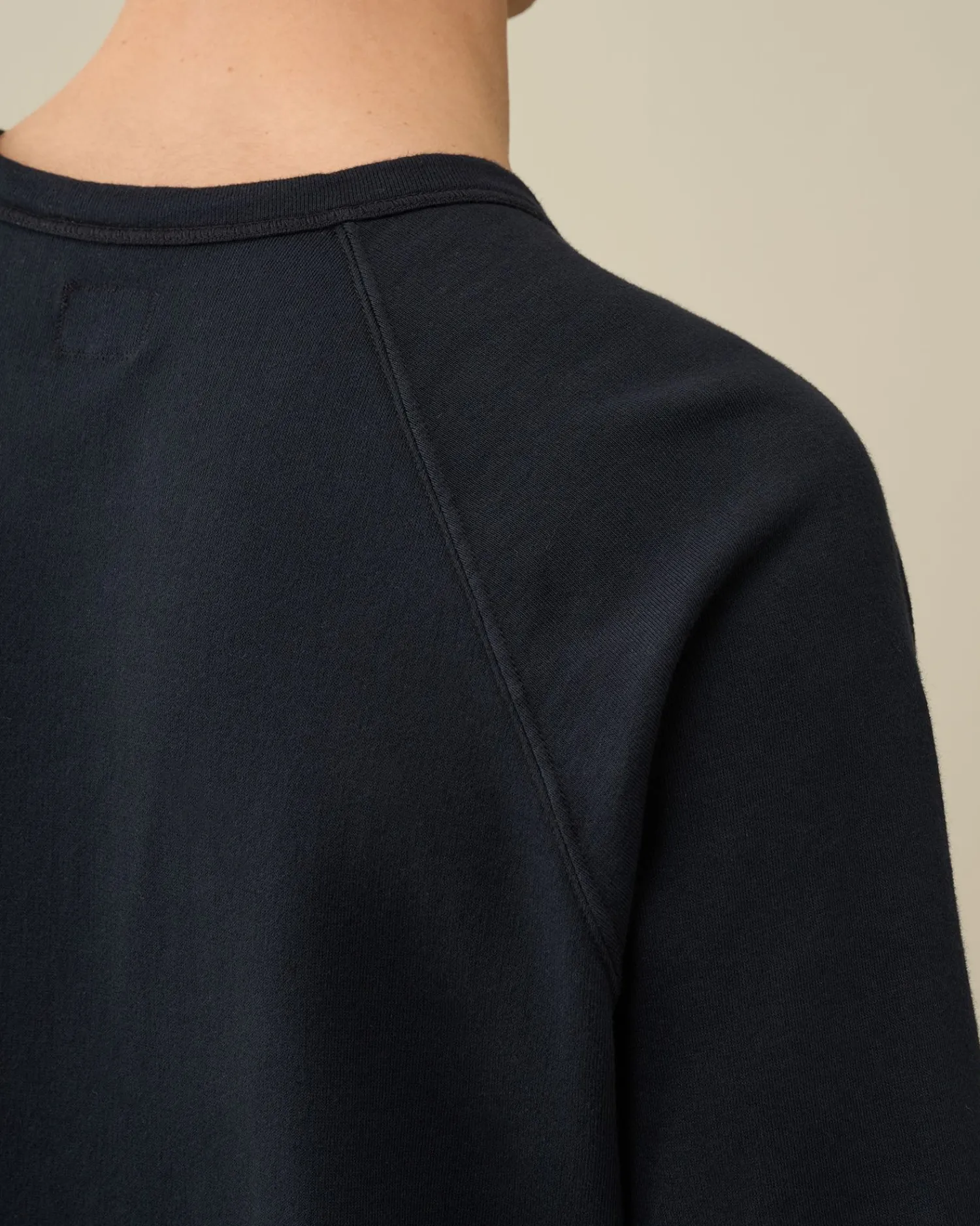 Clearance C.P. Company 30/1 Svampe Fleece Sweatshirt Sort