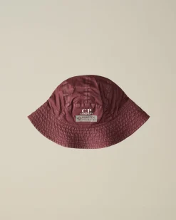 New C.P. Company Beanie Af Bomuldsbriller Gra Melange
