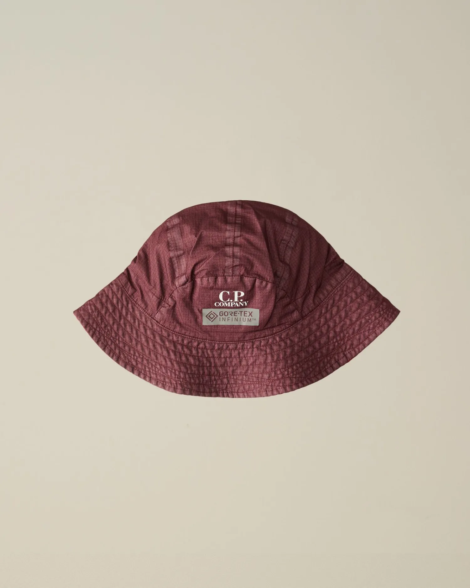 New C.P. Company Beanie Af Bomuldsbriller Gra Melange
