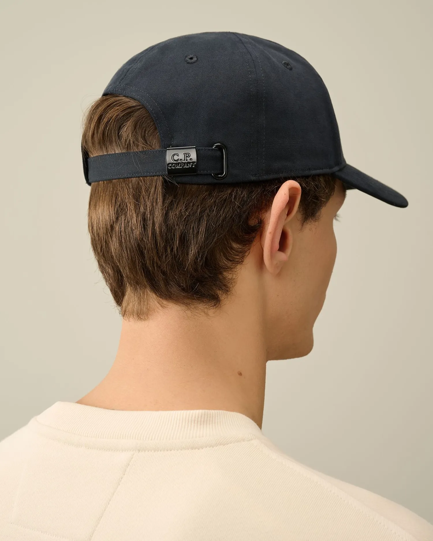Cheap C.P. Company Beanie Af Bomuldsbriller Gaze Hvid