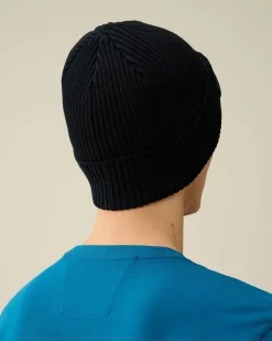 Hot C.P. Company Beanie Af Bomuldsbriller Ivy Gron
