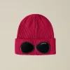 New C.P. Company Beanie Af Bomuldsbriller Total Eclipse-Blue