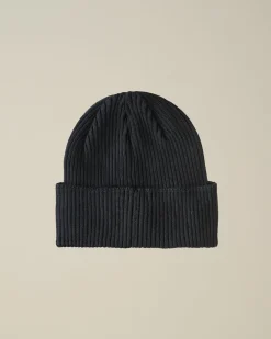 Outlet C.P. Company Beanie I Bomuldsbriller Til Børn Agave Gron