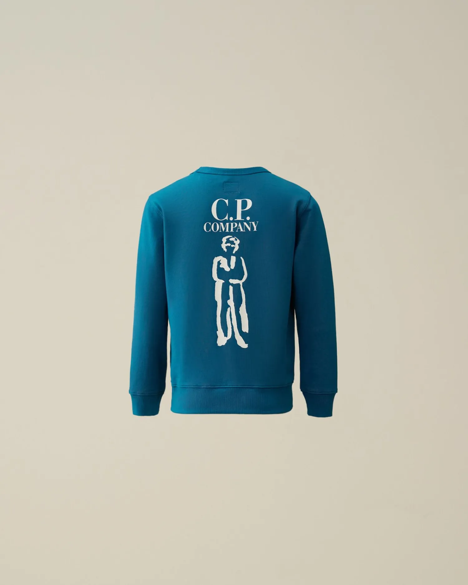 Flash Sale C.P. Company Beanie I Bomuldsbriller Til Børn Hvid Paere