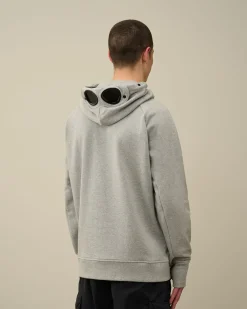 Sale C.P. Company Blandet Haettetroje I Bomuldsfleece Agave Gron