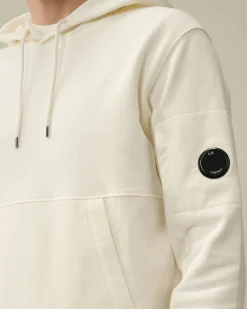 Online C.P. Company Blandet Sweatshirt I Bomuldsfleece Ivy Gron