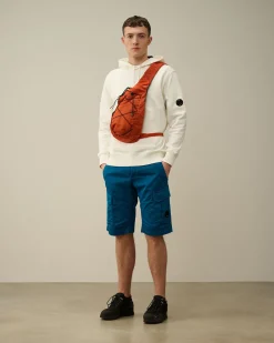 Online C.P. Company Blandet Sweatshirt I Bomuldsfleece Ivy Gron