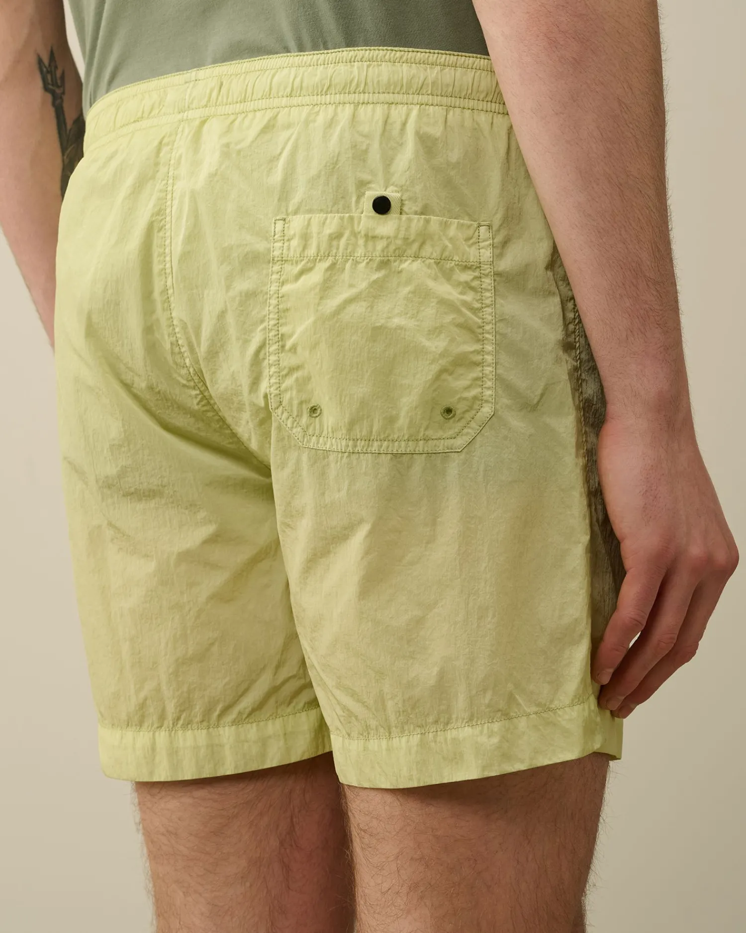 Sale C.P. Company Blu Utility Shorts Stenblege-Bla